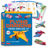 Flying Dragons Paper Airplane Kit: 48 Paper Airplanes, 64 Page Instruction Book, 12 Original Designs, YouTube Video Tutorials Tuttle Publishing