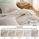 Bedsure Quilts Queen Size - Ultra Soft Queen Quilt Bedding for Modern Farmhouse Bedroom Decor, Lightweight All-Season Comforter, Natural Bedspread Coverlet 90x96 Inch Bedsure