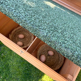 GOJOOASIS 120" Outdoor Wooden Chicken Coop for 4-6 Chickens Hen House Poultry Cage with Run and Nesting Box Indoor and Outdoor Use (D) GOJOOASIS