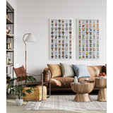 ILOT Shot Glass Display Cabinet Solid Wood - Large Display Case for Collectibles | Man Cave Accessories | UV Protection Acrylic Door | Wall Mounted ILOT