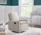 Oxford Baby Uptown Upholstered Swivel Glider & Recliner Nursery Chair, Sand Oxford Baby