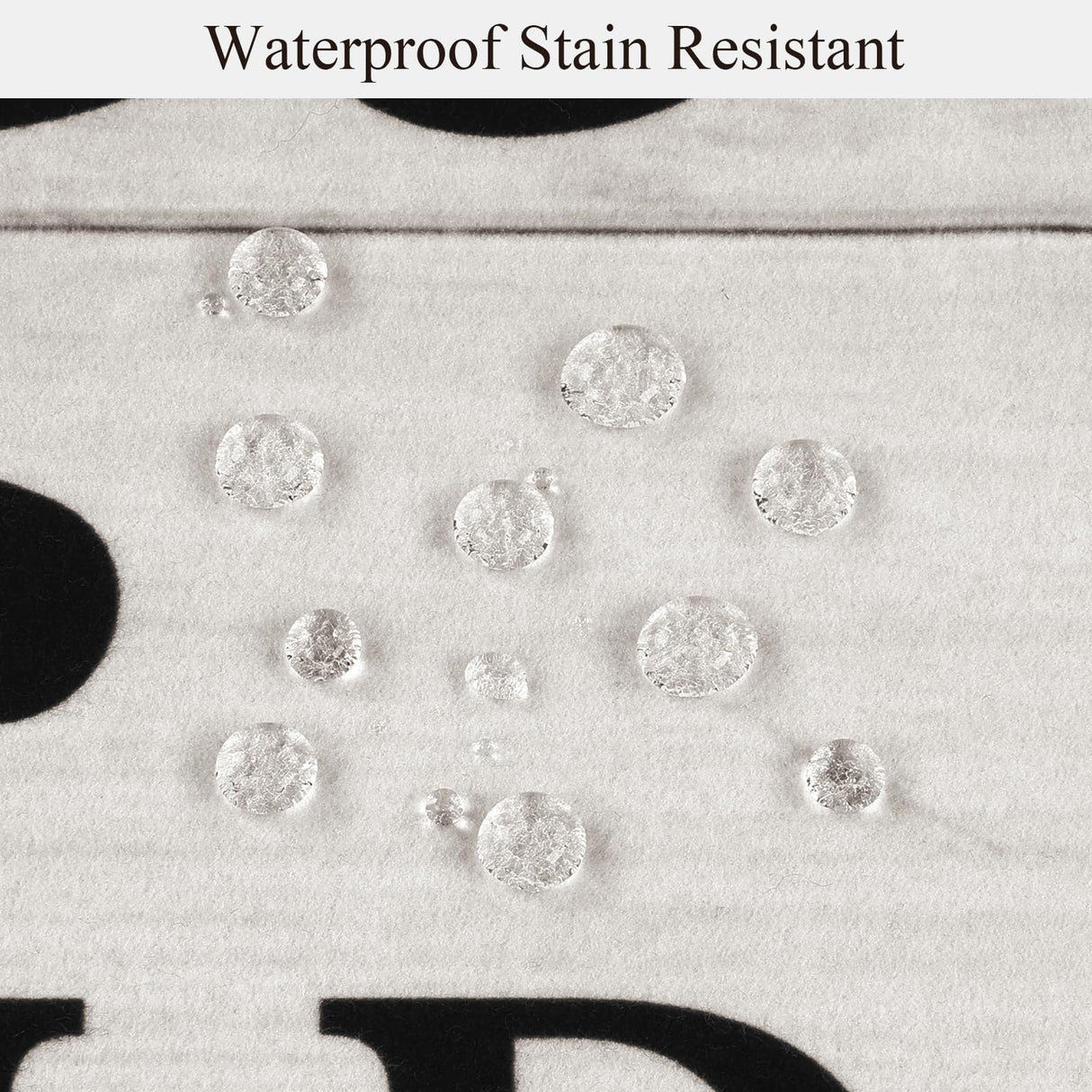 Pauwer Laundry Room Rug Runner 20"x60" Waterproof Rubber Laundry Mat Non Slip Kitchen Mats for Floor Washable Floor Mat Runner Rug for Farmhouse Mudroom Washroom Bathroom Decor Pauwer