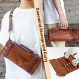 Wood Carving Kit, 20Pcs Wood Carving Tools with PU Leather Storage Bag, Wood Whittling Kit with 3Pcs Chisels & 8Pcs Whittling Knives & 5 Detail Carving Knives for Beginners and Enthusiasts K KERNOWO