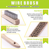 Keadic 6 pcs Welding Slag Removal Tool Include Multi-Functional Welding Pliers, 10'' Welding Chipping Hammer, Welding Gloves, Wire Brush and 2 Pcs Metal Welding Gage Keadic