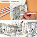 30pcs Blending Stumps for Drawing Sketch Drawing Tools with Blending Sponge Pens Sandpaper Pencil Sharpener Blending Sticks for Beginner Drawing Art Blenders Charcoal Sketch Drawing HaiFafafaing