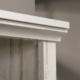 Sauder 5 Tier Book Shelf Wooden Bookcase Multipurpose Bookshelf for Home Office, Living Room, in White Plank Sauder