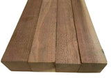 Pack of 4 American Black Walnut Lumber Board, Suitable Square Wood Turning Blank (2" x 2" x 6") Exotic Wood Zone