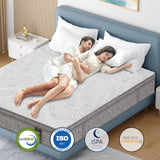 MSJh Twin Mattress 14 Inch,Memory Foam Mattress with Pocket Spring, Soft & Comfortable Medium Firm, Motion Isolation, Pressure Relief, CertiPUR-US Certified (75"*39"*14") MSJh