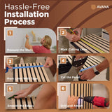 Avana Acoustic Wood Wall Panels – White Oak Acoustic Panels Set of 2 – Wall Panels For Interior Wall Decor for Homes, Offices, Studios – Aesthetically Pleasing Design Wood Panels For Wall Avana