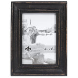 Lawrence Frames 4"W x 6"H Durham Weathered Black Wood Picture Frame Lawrence Frames