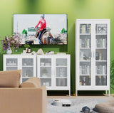 QINPTWUT 73" Industrial Storage Pantry, Kitchen Storage Cabinet with Mesh Door, 4 Adjustable Shelves, Freestanding for Kitchen, Dining Room,Bedroom, Workshop, Office, Garage QINPTWUT