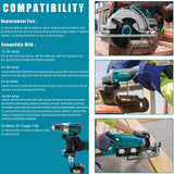 ZJEOSO Replacement for Makita 18V Battery BL1850B 5.0Ah Lithium Compatible with Makita Battery 18 Volt BL1860B BL1850B BL1840B BL1830B BL1815B Series Batteries ZJEOSO