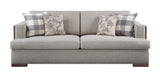Acme Furniture Niamey Sofa, Fabric and Cherry Acme