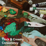 PHOENIX Oil Paint Set, 24x12ml/0.4 Fl Oz Tubes, Non-toxic Oil Based Paints for Canvas Crafts, Great Value Art Supplies for Artists, Adults & Beginners PHOENIX