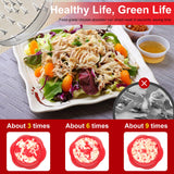 SURETIVIAN Chicken Shredder Large Chicken Breast Shredder Tool Twist with Brush&Fork, Visible Meat Shredder Machine, Anti-Slip Strip, Ergonomic Handle, BPA Free, Suitable for Pork Beef Chicken(Red) SURETIVIAN