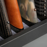 American Furniture Classics Model 900, 5 Gun Metal Security Cabinet with Separate Pistol/Ammo Area American Furniture Classics