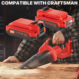 DONGPUCUN 2Pack 20V 3.5Ah Replacement Battery and Charger Kit for Craftsman V20 Craftsman 20V Lithium Battery CMCB202 CMCB204 CMCB206 CMCB201 CMCB100 CMCB124 Craftsman 20V Battery Charger Set DONGPUCUN