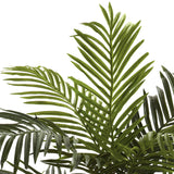 Nearly Natural 5ft. Golden Cane Palm Artificial Tree, Green Nearly Natural