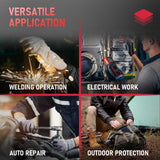 YESWELDER Flame Resistant Neck Gaiter, Welding Face Mask Black Headwear Bandana YESWELDER