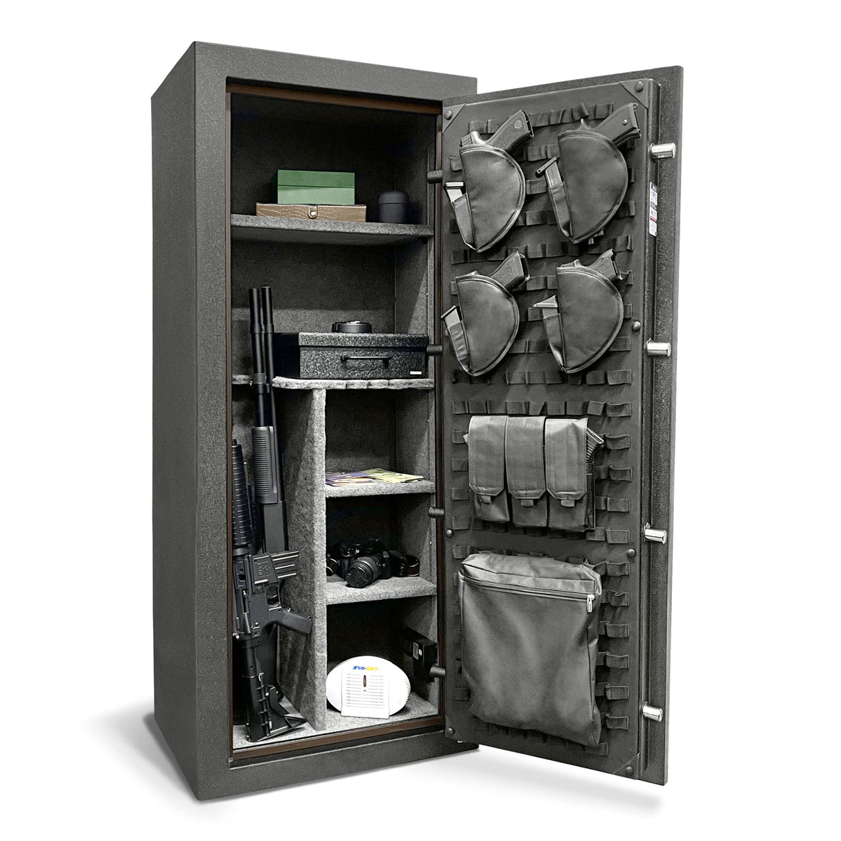 Stealth EGS23 Gun Safe Essential 23 Safe with 30 Minute Fire Protection CA DOJ Approved & 23 Long Gun Storage Stealth
