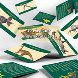 Dino Fossil Eggs Dinosaur Toys - 12 Dinosaur Eggs Dig Excavation Kit w Play Mat for Kids Ages 5-7 Easter Basket Essentials STEM Toy Christmas Birthday Gift for Boys Girls 3 4 5 6 7 8 + 8-13 Years Old Joyvalley