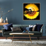 BOHADIY Sunflower Diamond Art Painting Kits for Adults, Tree of Life Full Drill Diamond Dots Paintings for Beginners, Round 5D Paint with Diamonds Pictures Gem Art Painting Kits DIY Crafts 12x12inch BOHADIY