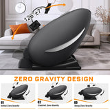 Massage Chair Full Body, Zero Gravity Massage Chair with 8 Fix Rollers, Foot Massage, Heating, Auto Modes, Full Body Airbag, Touch Screen Controller, Phone Controller, Home Massage for Back Fatigue Msutree