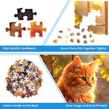 1000 Piece Puzzle for Adults Window Cat Puzzles for Adults 1000 Pieces Reading Cat Jigsaw Puzzles 1000 Pieces for Adults Cute Kitten Puzzle 1000 Pieces Cozy Retreat 1000 Piece Puzzle Cat 1000 Puzzle CHengQiSM