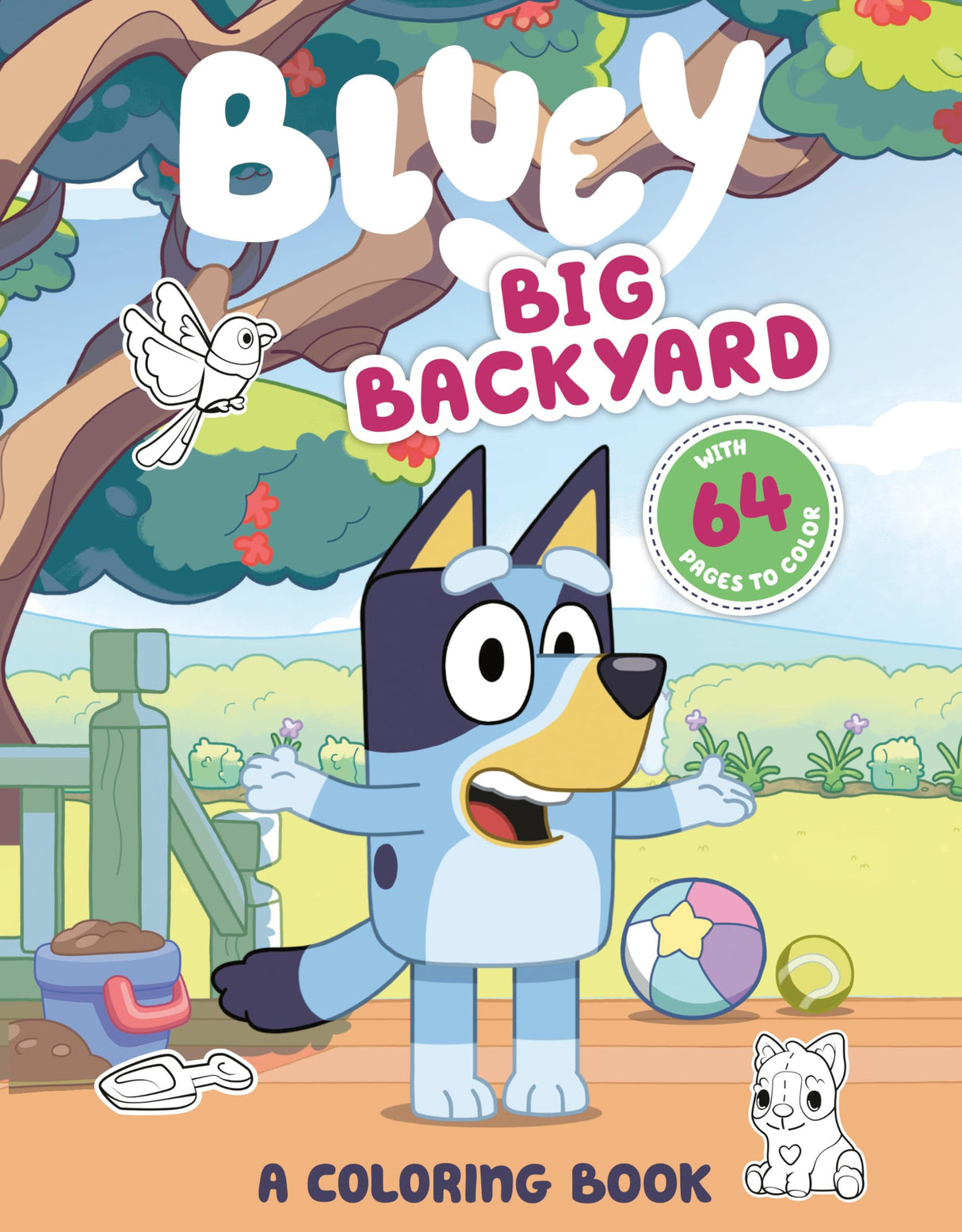 Bluey: Big Backyard: A Coloring Book Bluey