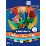 Tru-Ray Construction Paper P103031, 10 Classic Colors, 9" x 12", 50 Sheets Tru-Ray