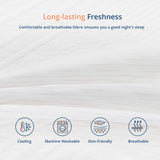 EGOHOME Twin Mattress for Kids Adults Single Bed, 5 Inch Green Tea Gel Cooling Memory Foam Bunk Bed Mattress in a Box, Made in USA CertiPUR-US Certified, Medium Firm Trundle, White MLILY