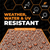 20' x 40' Super Heavy Duty 16 Mil Brown Poly Tarp Cover - Thick Waterproof, UV Resistant, Rip and Tear Proof Tarpaulin with Grommets and Reinforced Edges - by Xpose Safety Xpose Safety