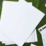 Yaocom 10 Pcs Blank Metal Sign 18 x 24 x 0.04 Inches Aluminum Sublimation Blanks White Metal Sign Blank Metal Plate to Create Outdoor Metal or Street Signs Personalized Banners Yaocom