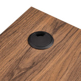 Modway EEI-6181-WAL Render Wall Mount Corner Office Desk, Walnut Modway