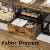 Wisdom Star Floating Wall TV Stand, TV Shelf with Storage Cabinet, Wall Mounted TV Cabinet Entertainment Television Center for TV up to 50 inch, for Living Room, Bedroom, Metal Wisdom Star