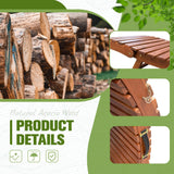 Devoko Patio Chaise Pool Lounge Outdoor Folding Wooden Lounge Chair for Outside Waterproof Lounge Chair (2 Piece) Devoko