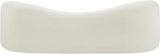 Meridian Furniture 186Cream-S Kali Collection Modern | Contemporary Sofa with Soft Cream Faux Shearling Teddy Fabric, Curved Back, 86" W x 33" D x 27" H, Cream Meridian Furniture