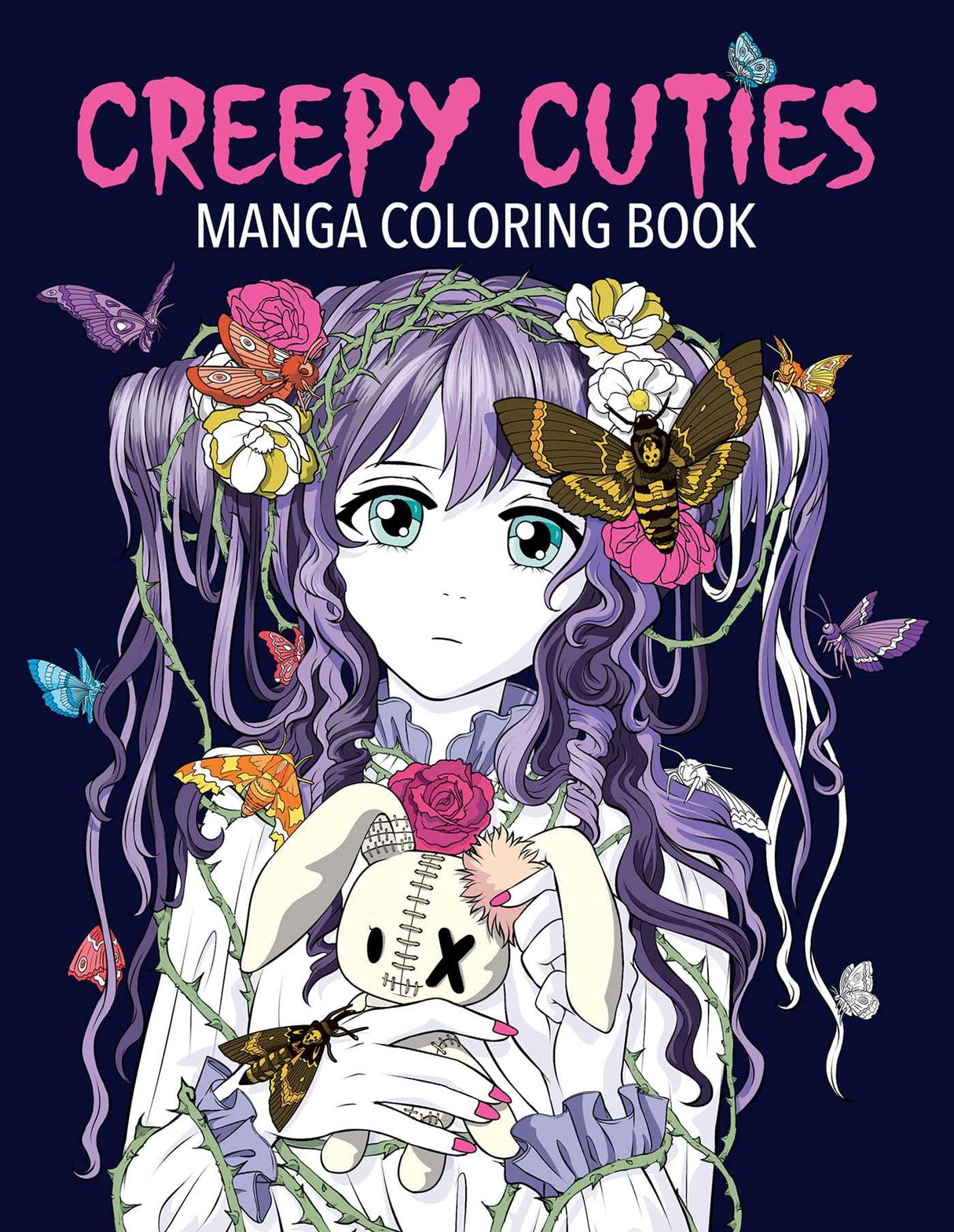 Creepy Cuties Manga Coloring Book WoodArtSupply