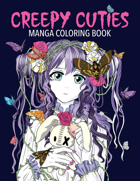 Creepy Cuties Manga Coloring Book WoodArtSupply
