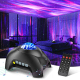 Northern Galaxy Light Aurora Projector with 33 Light Effects, Night Lights LED Star Projector for Bedroom Nebula Lamp, Remote Control, White Noises, Bluetooth Speaker for Parties HODANS