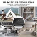 WAATFEET 1600W Portable Induction Cooktop,Electric Induction Cooker and Burner,Countertop Hot Plate with 10-Level Adjustment,3-Hour Timer,Smart Touch Cooktop,and Safety Lock Feature,Black waatfeet