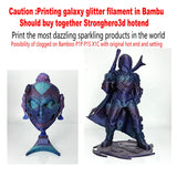 Stronghero3D PLA 3D Printer Filament 1.75mm Vertigo Galaxy Rainbow Multicolors Accuracy +/-0.05mm Net Weight 1kg(2.2Lbs) for Ender3 Prusa Stronghero3D