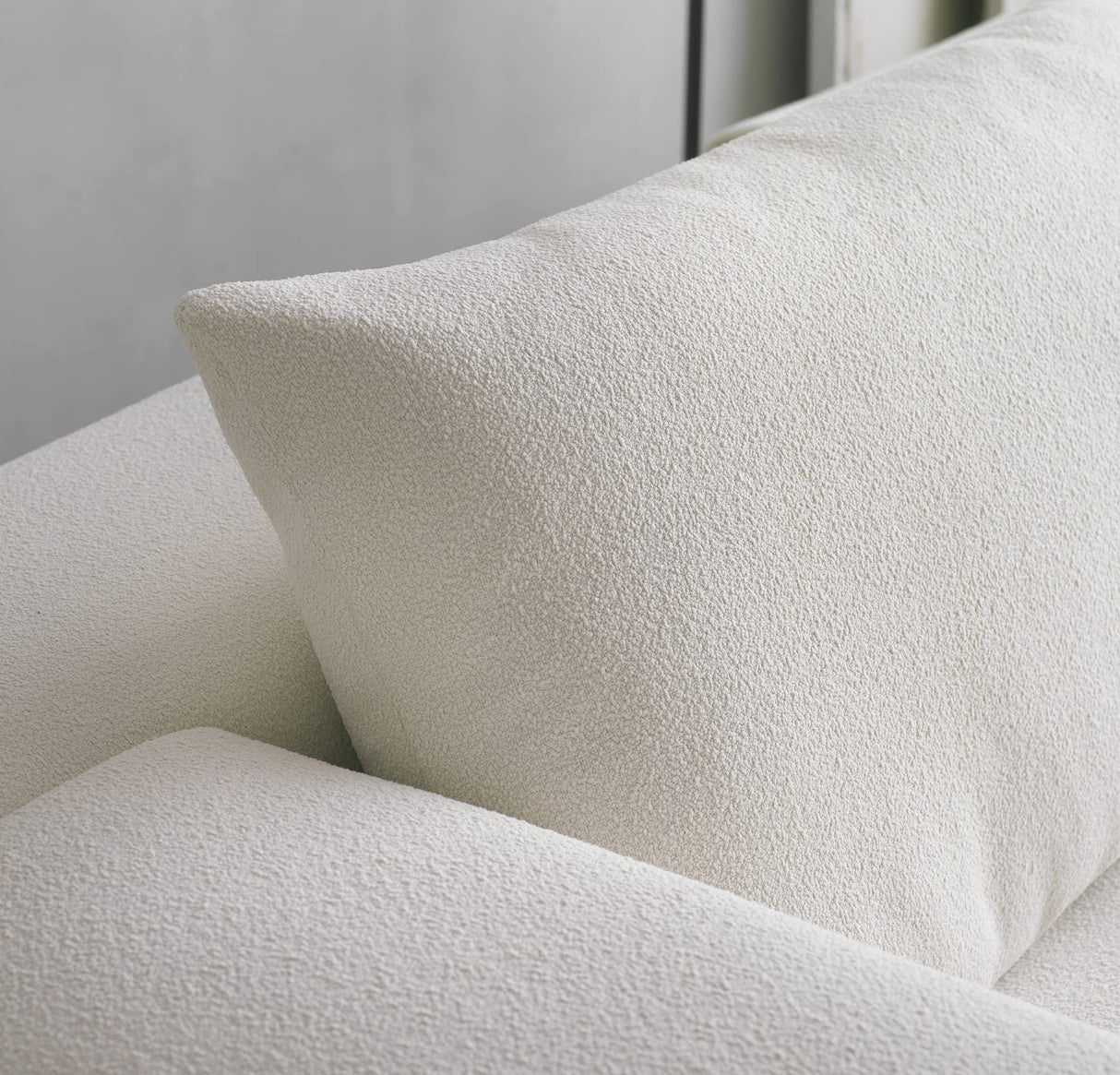 Acanva Modern Oversized Modular L Shaped Sectional Sofa Set for Living Room, Minimalist Style Comfy 4-Seat Corner Couch, Left Chaise, Wool-Like Acanva