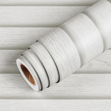 Livelynine Off White Beadboard Wallpaper Peel and Stick Faux Wood Slat Wall Paneling for Accent Wall Farmhouse Bead Boards Vinyl Prepasted Wallpaper Rolls Removable Contact Paper for Walls 15.8x78.8 Livelynine