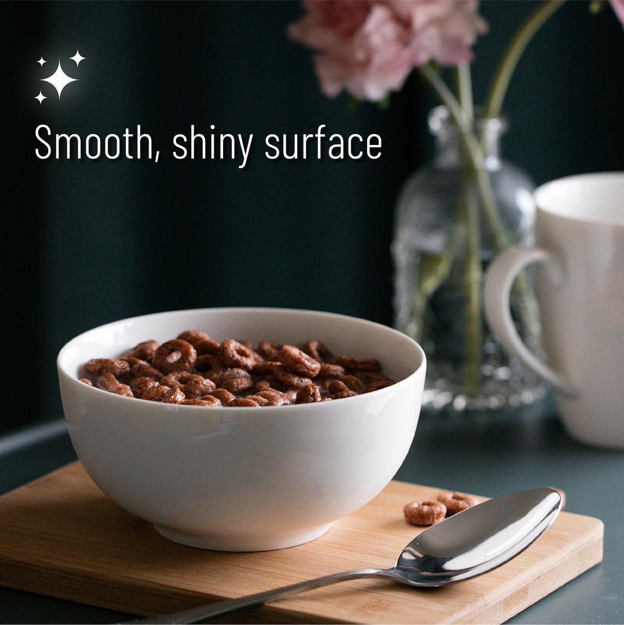 BTaT- White Cereal Bowls, Set of 12, 16 Ounces, Bowls, Cereal Bowl, White Bowls, Small Bowls, White Soup Bowls, Porcelain Bowl, Set of Bowls, White Porcelain Bowls, Deep Bowls, Christmas Gifts Brew To A Tea