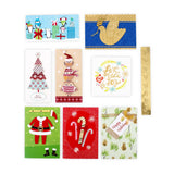 Hallmark Assorted Boxed Christmas Cards Set (Pack of 24 Handmade Holiday Cards with Envelopes) (1XPX1975) Hallmark