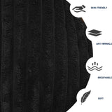 130" Cloud Boneless Sectional Couches for Living Room, U/L Shaped Couch with Deep Seat Chaise, High Density Foam Compression Sofa, Modular Corduroy Sleeper Sofa Bed with 8 Pillows No Assembly CAPCAEK