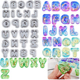 26 Pack Letter Candle Molds - Alphabet & Clay Molds for Resin Casting & Candle Making EVERELAM