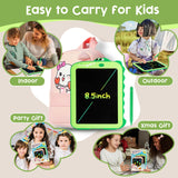Teriph LCD Writing Tablet for Kids, Colorful Toddlers Toys Drawing Board, Educational Kid Toys, Doodle Pad Dinosaur Toys for 2 3 4 5 6 7 8 Year Old Boys Girls Birthday Party Christmas Gifts,8.5inch Teriph