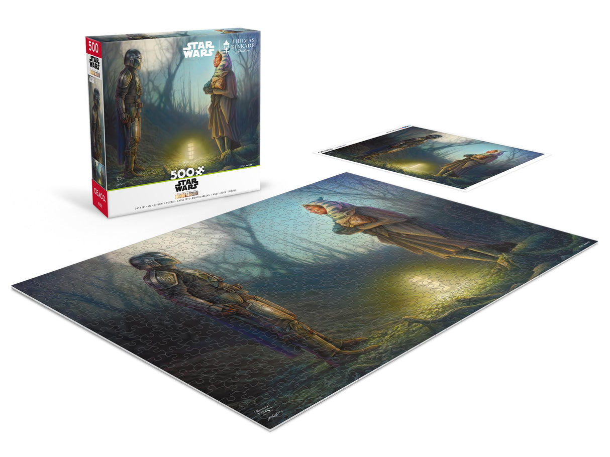 Ceaco - Thomas Kinkade - Star Wars - Mandalorian Connection - 500 Piece Jigsaw Puzzle Ceaco
